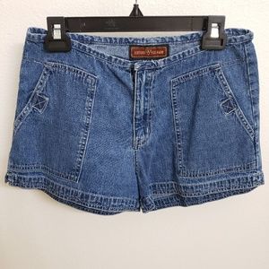 Vintage High Waisted Denim Jean Shorts Size 8